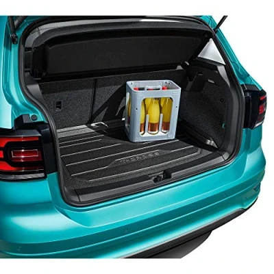 Abbildung von Volkswagen 2GM061161 Gepäckraumschale Kofferraumschale, mit T Cross Schriftzug, nur für variablen Ladeboden (obere Position)