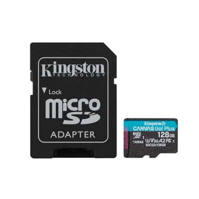 Abbildung von Kingston Canvas Go! Plus microSDXC 128GB + SD Adapter