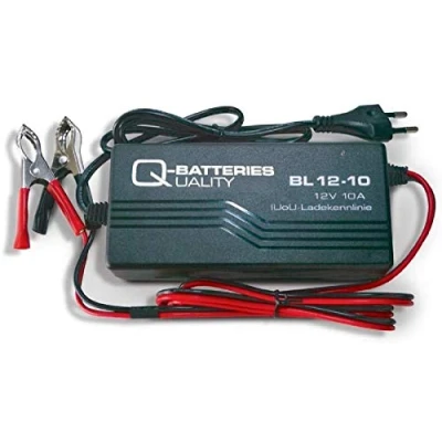 Abbildung von Q Batteries BL 12 10 Ladegerät für Bleiakkus 12V 10A Ladestrom IU0U Ladekennlinie