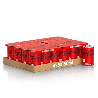 Abbildung von Mini Dosen 24 x 150ml + Zero 24x Fanta Orange 150ml, 100% recycelbare Dose, nicht alkoholisches Getränk
