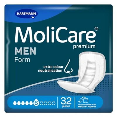 Abbildung von MoliCare Einlagen Premium Form MEN 6 Tropfen 32 St