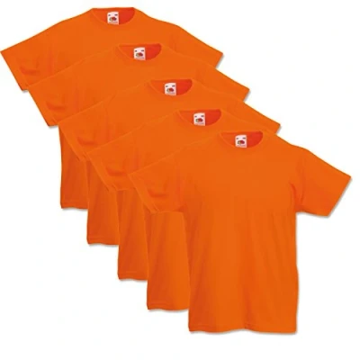 Abbildung von Fruit of the Loom Childrens Valueweight T Shirt 5 Pack