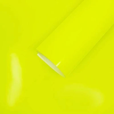 Abbildung von 4R Quattroerre.it 16364 Klebefolie Film für Carwrapping, Fluogelb, 35 x 50 cm