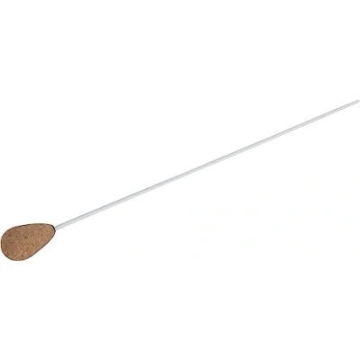 Abbildung von Classic Cantabile Taktstock mit geradem Korkgriff und weißem Kunststoffschaft (Gesamtlänge: 38,5 cm, Grifflänge: 4, 6cm, Griffdurchmesser max. 2,5 cm)