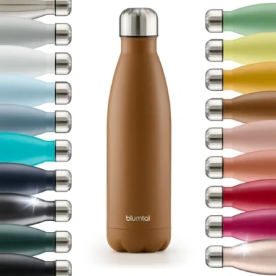 Abbildung von Blumtal Isolierflasche Thermoflasche Charles auslaufsiche Isolierflasche, BPA frei, stundenlange Isolation von Warm und Kaltgetränken