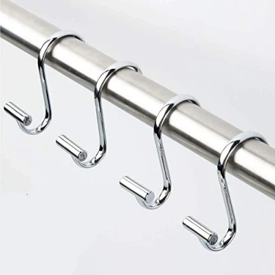 Abbildung von iDesign 76750EU T Bar Duschvorhanghaken, 12 Stück, chrom