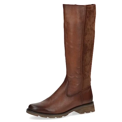 Abbildung von Caprice Plateaustiefel Cognac comb, Damen, Größe: 40, comb Schuhe