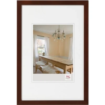 Abbildung von walther design Bilderrahmen nussbaum 29,7 x 42 cm (DIN A3) Peppers Holzrahmen BP342N