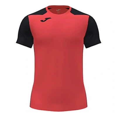 Abbildung von Joma Herren Record Ii T Shirt, Fluor Schwarz Koralle, XS EU