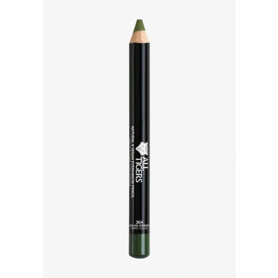 Abbildung von All Tigers Natural &amp; Vegan Eyeshadow Pencil Lidschatten, Damen, Größe: 3 g, Olive green &quot;watch out i roar&quot;