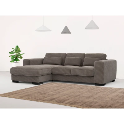 Abbildung von Home affaire Ecksofa &quot;Bléquin, L Form,&quot;, Inklusive 3 Zierkissen, frei im Raum stellbar