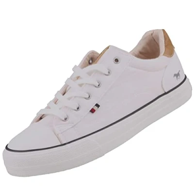Abbildung von Mustang Sneaker low, Herren, Größe: 41, Weiss Schuhe