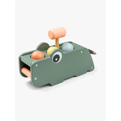 Abbildung von Done By Deer Hammerbank Croco, Grün, Babyspielzeug