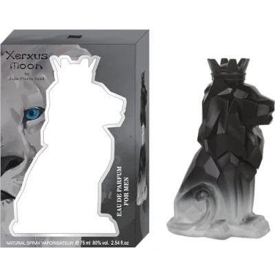 Abbildung von Jean Pierre Sand Xerxus Moon 75ml, Eau de Parfum für Männer Herrenduft im Löwen Flakon Ideal als Geschenk oder zum sammeln