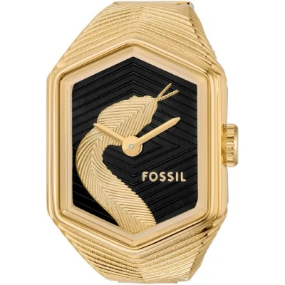 Abbildung von Fossil Watch RING Uhr goldcoloured, Damen, Größe: One Size, Gold coloured