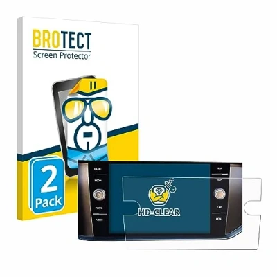 Abbildung von BROTECT (2 Stück Schutzfolie für Volkswagen T Cross 2022 Discover Media 8&quot; Displayschutz Folie Ultra Klar