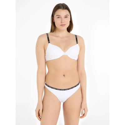 Abbildung von Calvin Klein Underwear Bügel BH LIGHTLY LINED DEMI mit Logoschriftzügen am Träger