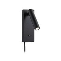 Abbildung von Paulmann 711.09 LED Wandleuchte Hulda 3000K 130lm 230V 2,5W dimmbar Schwarz matt