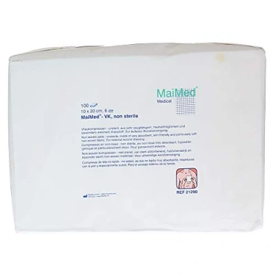 Abbildung von Vlieskompressen Unsteril 10x20 cm 6fach 100 St
