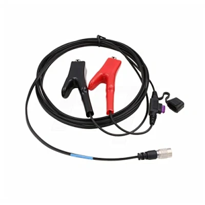 Abbildung von Hirose 6 poliges Stromkabel für Trimble S3 S5 S6 S7 S8 S9 VX Totalstation zu Krokodilklemmen Autobatterie 1,8 m