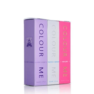 Abbildung von Colour Me Violet/Diamond/Neon Pink Fragrance for Women 50ml Eau de Toilette, by Milton Lloyd
