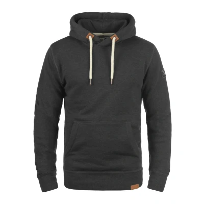 Abbildung von Solid Sdtriphood Kapuzenpullover, Herren, Größe: Large, Dark grey melange