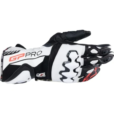 Abbildung von Alpinestars Motorradhandschuhe GP Pro R4 Handschuhe schwarz / weiss L
