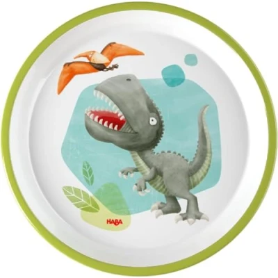 Abbildung von Geschirr Teller Dinos