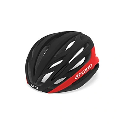 Abbildung von Giro Unisex Erwachsene Syntax Fahrradhelm Road, Matte Black/Bright red, L (59 63cm)
