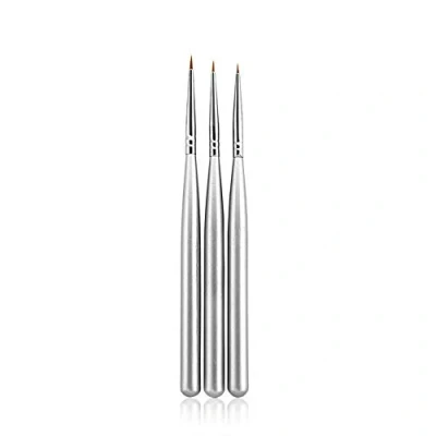 Abbildung von KADS Nail Art Liner Pinsel, 3 Stück Profi Detail Fine Nails Gel Brush, Nagel Pinsel Dünn für Beauty Frauen Nagelstudio