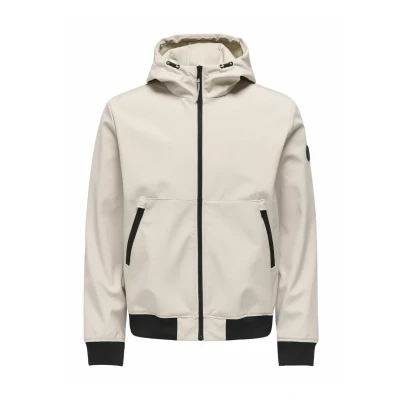 Abbildung von Only &amp; Sons Onsbowie Leichte Jacke, Herren, Größe: Large, Silver lining