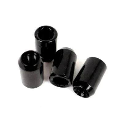 Abbildung von OMP Speed Satz mit 4 Radmuttern, M12X1,25, Sternform, Länge 36 mm, hohe Festigkeit und einfache Montage