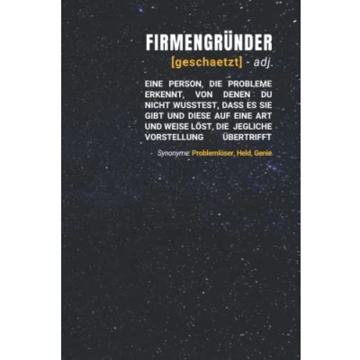 Abbildung von Firmengründer geschätzt: Notizbuch inkl. To Do Liste Das perfekte Geschenk für Männer, die Unternehmer sind Geschenkidee Geschenke