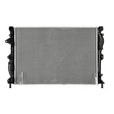 Abbildung von NISSENS 607181 Kühler, Motorkühlung Aluminium 670mm 467mm 16mm ohne Dichtung Kappe, Ausgleichsbehälter Kühlrippen gelötet