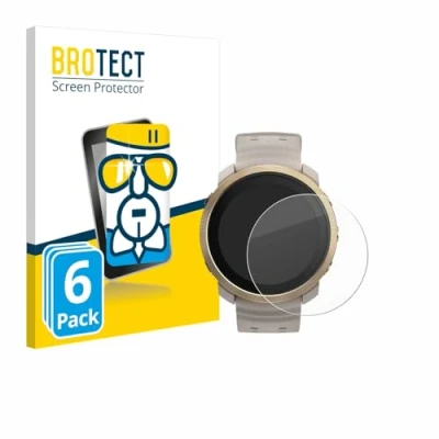 Abbildung von BROTECT Schutzglas für Polar Vantage M3 (6 Stück) Schutzfolie Panzer Folie Glas [Extrem Kratzfest 9H, Anti Fingerprint, Ultra Transparent]