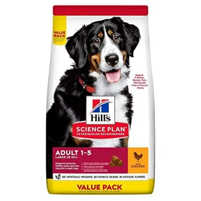 Abbildung von 18kg HILL\\\&#039;S SCIENCE PLAN Hund Adult Large Breed Huhn Trockenfutter...