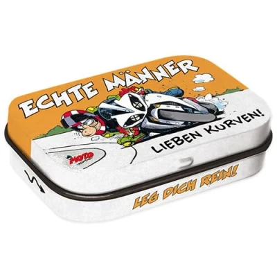 Abbildung von Nostalgic Art Pillendose MOTOmania Echte Männer lieben Kurven!