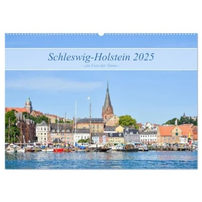 Abbildung von Schleswig Holstein, ein Fest der Sinne (Wandkalender 2025 DIN A2 quer), CALVENDO Monatskalender