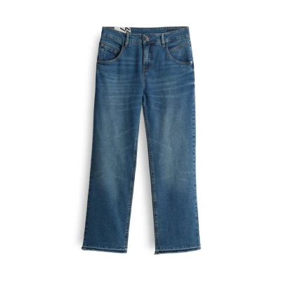Abbildung von Opus Boyfriend LANI Twist Jeans Straight Leg, Damen, Größe: 42x26, Daily blue