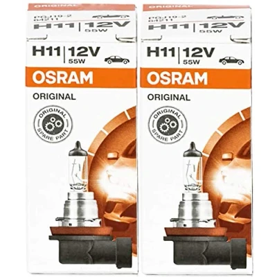 Abbildung von Osram 324537 64211 H11 55 W Autolampen Halogen Leuchtmittel birne abblendlicht Lampen Lampe Autolampe Scheinwerferlampe 2 Stück