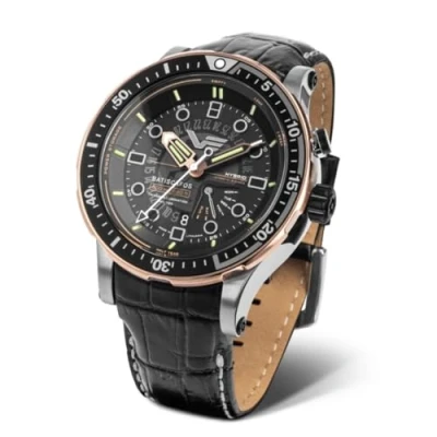 Abbildung von Vostok Europe PX84 511E769 B Herren Armbanduhr Hybrid Batiscafos Stahl/Schwarz