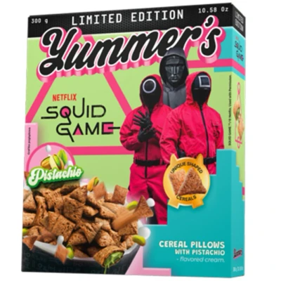 Abbildung von Pistachio Squid Game Cornflakes 300g Yummer&#039;s Cereals
