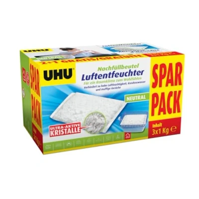 Abbildung von UHU Luftentfeuchter Nachfüllbeutel Sparpack, 3 x