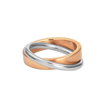 Abbildung von Heideman Ring Damen Duplex rosegold aus Edelstahl farbend matt Damenring für Frauen