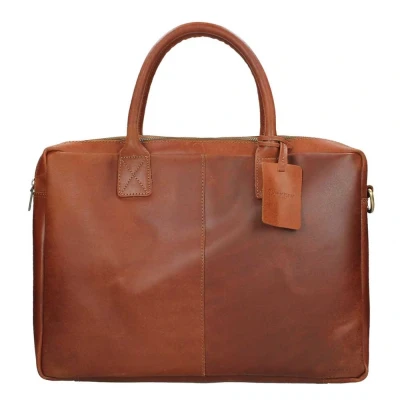 Abbildung von Burkely Aktentasche, Größe: One Size, Cognac