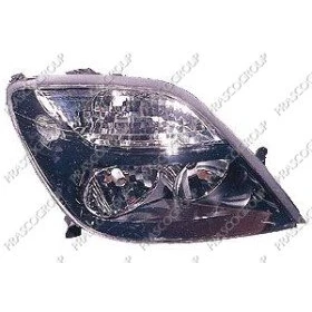 Abbildung von PRASCO RN0314913 Scheinwerfer rechts H1, H7 schwarz weiß mit Blinklicht für Rechtsverkehr ohne Elektromotor Stellmotor LWR RENAULT: Scénic 1