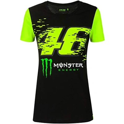 Abbildung von Valentino Rossi T Shirt Monster Energy 46,XL,Schwarz,Frau