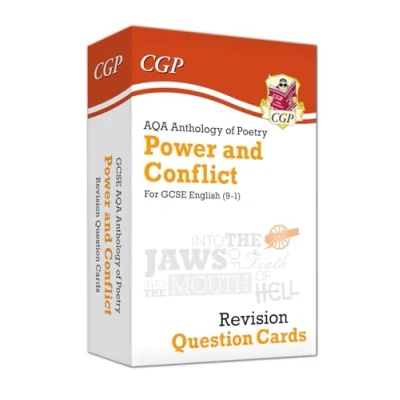 Abbildung von GCSE English: AQA Power &amp; Conflict Poetry Anthology Revision Question Cards (CGP English Literature Cards)