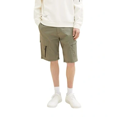 Abbildung von TOM Tailor Shorts, Herren, Größe: Medium, Dusty olive green