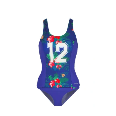 Abbildung von BECO the world of aquasports Badeanzug blaubunt, Damen, Größe: 44, Blau bunt